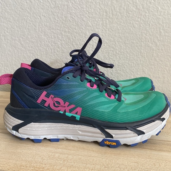 Hoka Mafate Speed 3 Shoes in Dazzling Blue Atlantis Trail Running Size 7.5 B - Picture 13 of 13